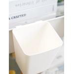 Load 2kg White Plastic Hanging Baskets 12*11*13 Cm Customized