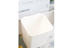 China Load 2kg White Plastic Hanging Baskets 12*11*13 Cm Customized supplier
