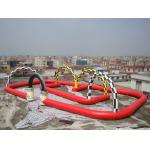 Entermainment Inflatable Amusement Park With Gaint Inflatable Zorb Race Track for sale