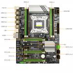 PCWINMAX X79 Desktop ATX Motherboard LGA 2011 4 Channel DDR3 Ram Mainboard for sale