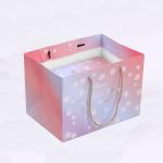 Custom Small Gift Paper Bags With Logo And Handles For Shopping And Offset Printing for sale