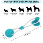 Suction Cup Tug Of War Puppy Rubber Chew Toys For Teething Puppies