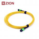 12 Fibers MPO Female To MPO Female Singlemode 3.0mm LSZH MPO Patch Cord for sale