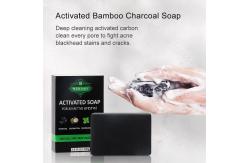 China RSPO Organic Handmade Soap Activatted Bamboo Charcoal Body Bath Soap Bar supplier