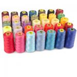 High Strength Red 100 Spun Polyester Sewing Thread Low Shrinkage Superior Durability  for sale
