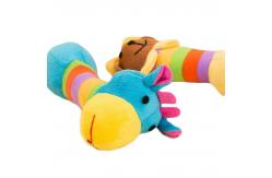 China Bite Resistant Molar Dog Pets Plush Toys Bark Plush Pillow With Sound 20cm supplier