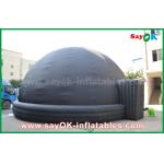 Black Blow Up Inflatable Mobile Planetarium Dome Projection Tent With Air Blower for sale