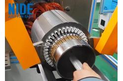 China Automatic Horizontal Coil Inserting Machine With Wedge Feeding Mode , Controlled by PLC supplier