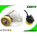 USB Charging Rechargeable Miners Headlamp 7.8Ah 10000lux With Silicon Button Cap