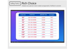 China 65 75 86 Inch Android 14 Whiteboard Interactive Smart Whiteboard Interactive Touch Panel supplier