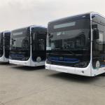 12 Meters PMSM Fast Charge Electric Bus with 650KM Mileage for sale