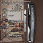 Fully Automatic 3D Face Recognition Smart Lock Fingerprint Password Door Lock for Apartment for sale