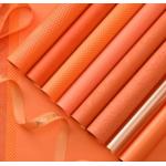 Orange Halloween flower wrapping paper for sale