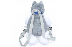 China 35cm Washable Colour Safe Cartoon Husky Plush Backpack supplier