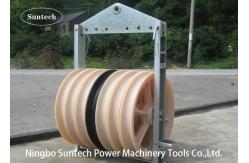 China 660mm Large Diameter Nylon Sheaves Bundled Pulley Conductor Pulley Stringing Block supplier