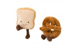 China Children'S Bread Plush Toy 20cm For Claw Machine supplier