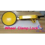 Popular under Shockproof car wheel lock for Government project , Custom Painting Logo for sale