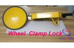 China Popular under Shockproof car wheel lock for Government project , Custom Painting Logo supplier