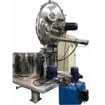Automatic Scraper Bottom Discharge Pharmaceutical Centrifuge / Perforated Basket Centrifuge for sale