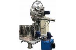 China Hydraulic Scraper Bottom Horizontal Centrifuge Equipment / Perforated Basket Centrifuge supplier