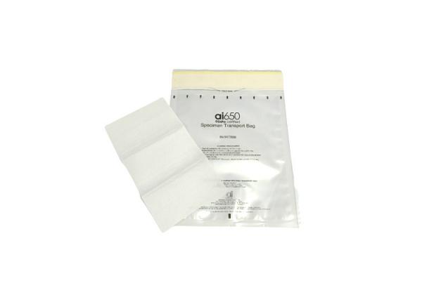 95kPa White Specimen Transport Bag Temperature Range-20°C To +50°C