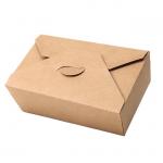 Disposable Takeaway Food Fruit Salad Fried Chicken Lunch Kraft Paper Box for sale