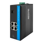 4 Port Industrial Network Switch Hub 10/100Mbps Fast Ethernet Unmanaged CE FCC for sale