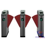 Outdoor Flap Barrier Gate Swiping Card Barcode Stadium Anti trap Function for sale