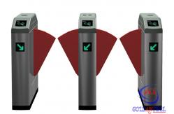 China Outdoor Flap Barrier Gate Swiping Card Barcode Stadium Anti trap Function supplier