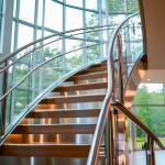 Elegant Round Stainless Steel Handrails for Luxury Interiors for sale