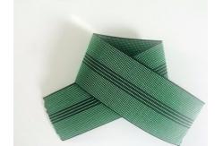 China 3 Inch Sofa Elastic Webbing High Tenacity Band Green With 4 Black Lines supplier