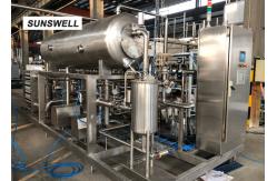 China 16C  Carbonated Filling Machine Welded Structure Frame With Adjustable Stainless Steel Legs supplier