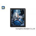 30 X 40 Cm 3D Lenticular Pictures With PS Frame / Custom Lenticular Printing