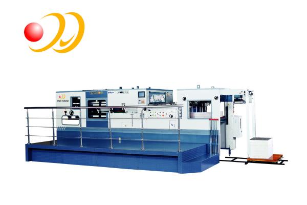 Electronic Paper Die Cutting Machine High Strength Casting With Stripping Unit
