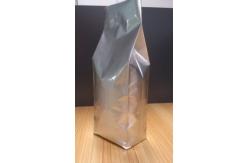 China Plain Silver Bottom Plastic Pouches Packaging Recyclable Heat Seal supplier