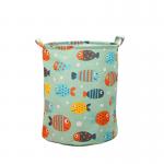 Cotton Cloth Storage Waterproof Laundry Basket With Handles Laundry Hamper for sale