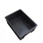 Black ESD Circulation Box Antistatic Storage Crate Bin Box