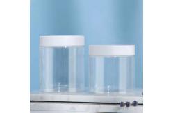 China 500ml Recycled Clear Plastic Cosmetic Jar For Body Scrub supplier