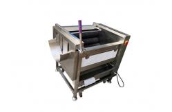 China Brush Roll Washing And Peeling Machine 1.5KW For Scallop Mussels Seashell supplier