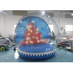 0.65mm PVC  Inflatable Santa Snow Globe Ball Quadruple Stitching for sale