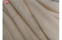China Sherpa Polyester Fleece Bed Blanket , Super Soft Knit Blanket Heavy Double Layers supplier