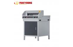China Poster Book Guillotine Paper Cutting Machine Infrared For Safety Operation supplier