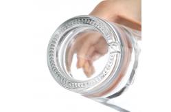 China 500ml Custom Design Glass Bourbon Whiskey Bottle with Aluminum Plastic PP Collar Cap supplier