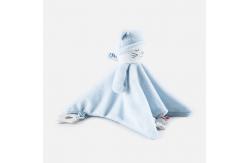 China Skin Friendly Baby Security Blanket 50x70cm With Animal Plush Toy supplier