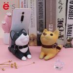Decorative Ainimal PVC Plastic Toys For Phone Ipad Stand ISO Certicate for sale