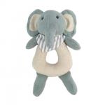 2023 New Natural Baby Stuffed Animal Rattle Elephant Toys Gift Set For Newborn Babies Kid Toys for sale