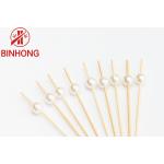 Customizable 0.065kg 12CM Wooden Food Skewers For
