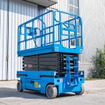 10m 320kg Self Propelled Lifting Platform Electric Driven Movable Scissor Lift