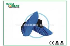 China Blue Green CPE Disposable Shoe Covers Made by Hand or by Machine supplier