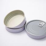 Round Tuna Can Packaging With Easy Open Lid And With Food Grade Inner Coating for sale